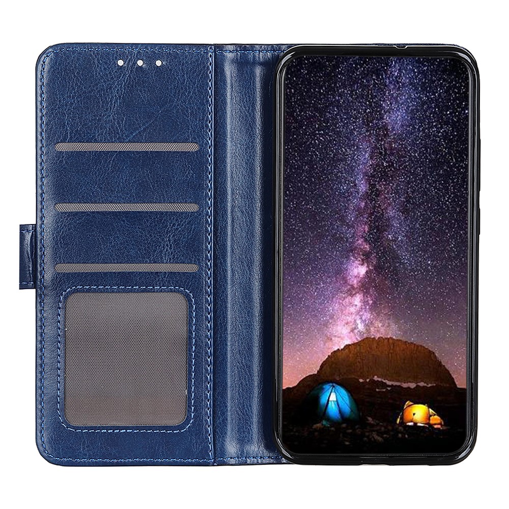  Xiaomi 17T Pro Fodral Crazy Horse Läder Blå