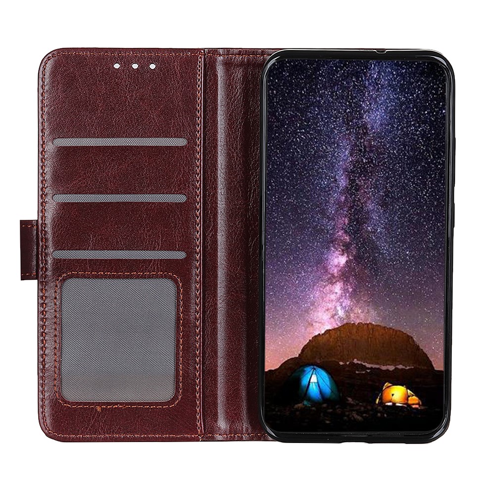  Xiaomi 17T Pro Fodral Crazy Horse Läder Brun