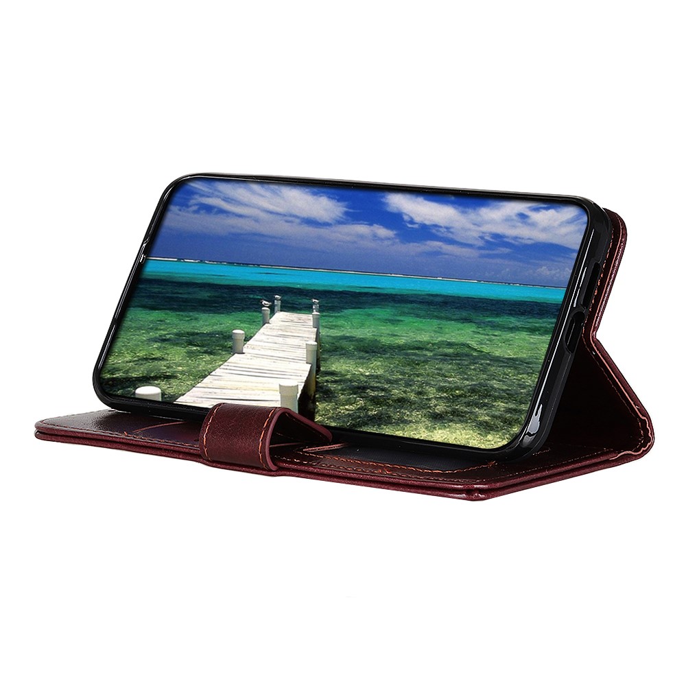  Xiaomi 17T Pro Fodral Crazy Horse Läder Brun