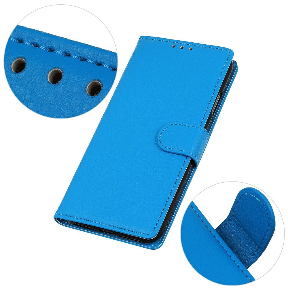  Xiaomi 17T Pro Fodral Litchi Läder Blå
