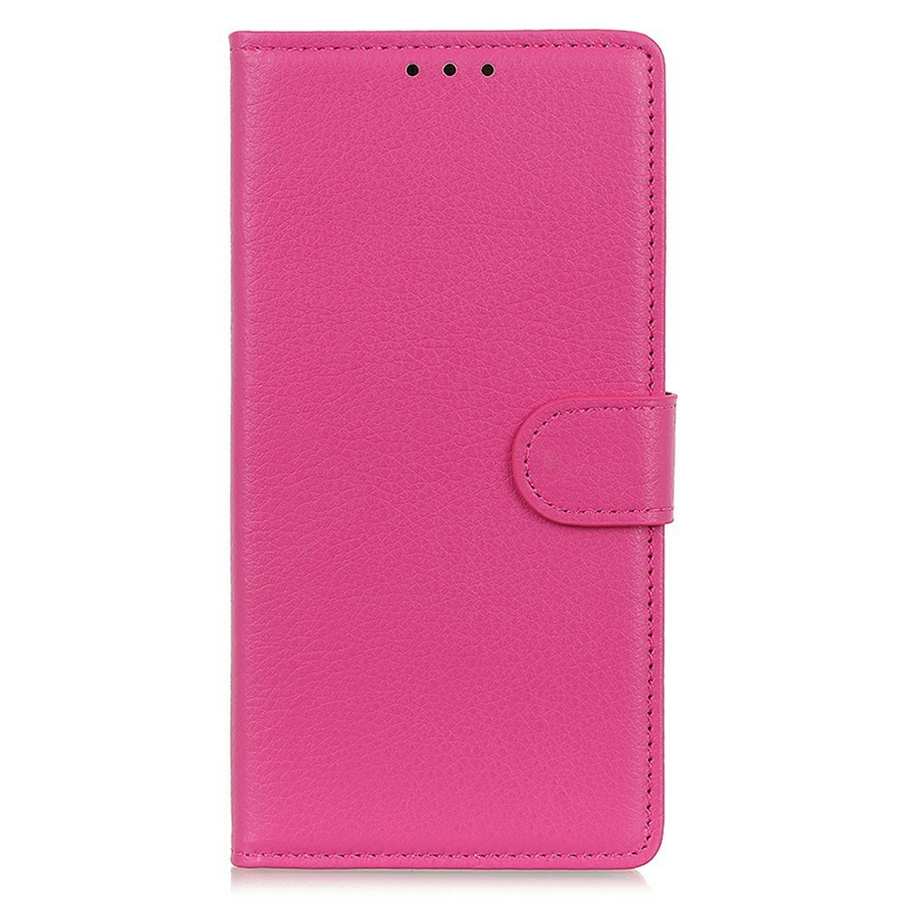  Xiaomi 17T Pro Fodral Litchi Läder Rosa