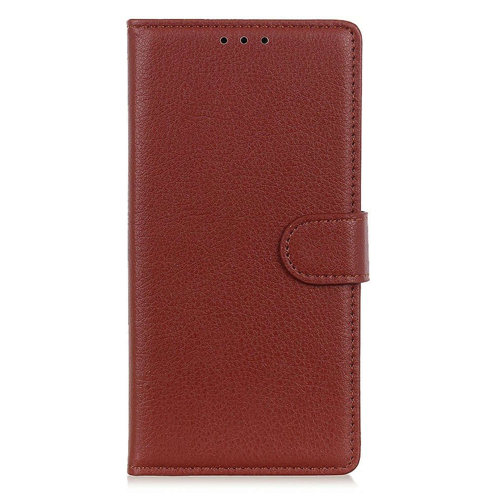  Xiaomi 17T Pro Fodral Litchi Läder Brun
