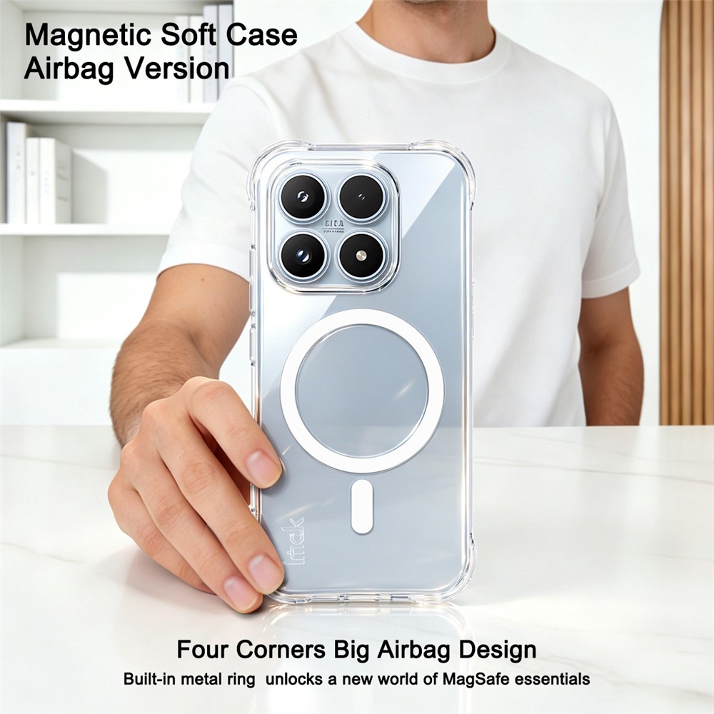 IMAK IMAK Xiaomi 17 Skal TPU Magsafe Shockproof Transparent