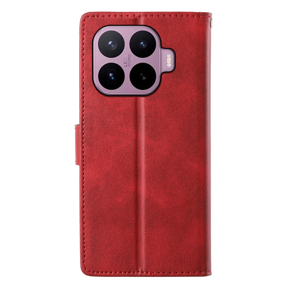  Xiaomi 17T Pro Fodral Läder Röd