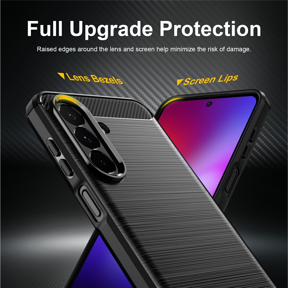  Samsung Galaxy A27 5G Skal TPU Brushed Svart
