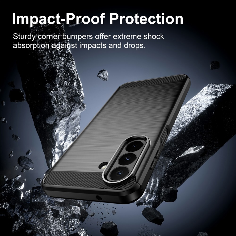  Samsung Galaxy A27 5G Skal TPU Brushed Svart