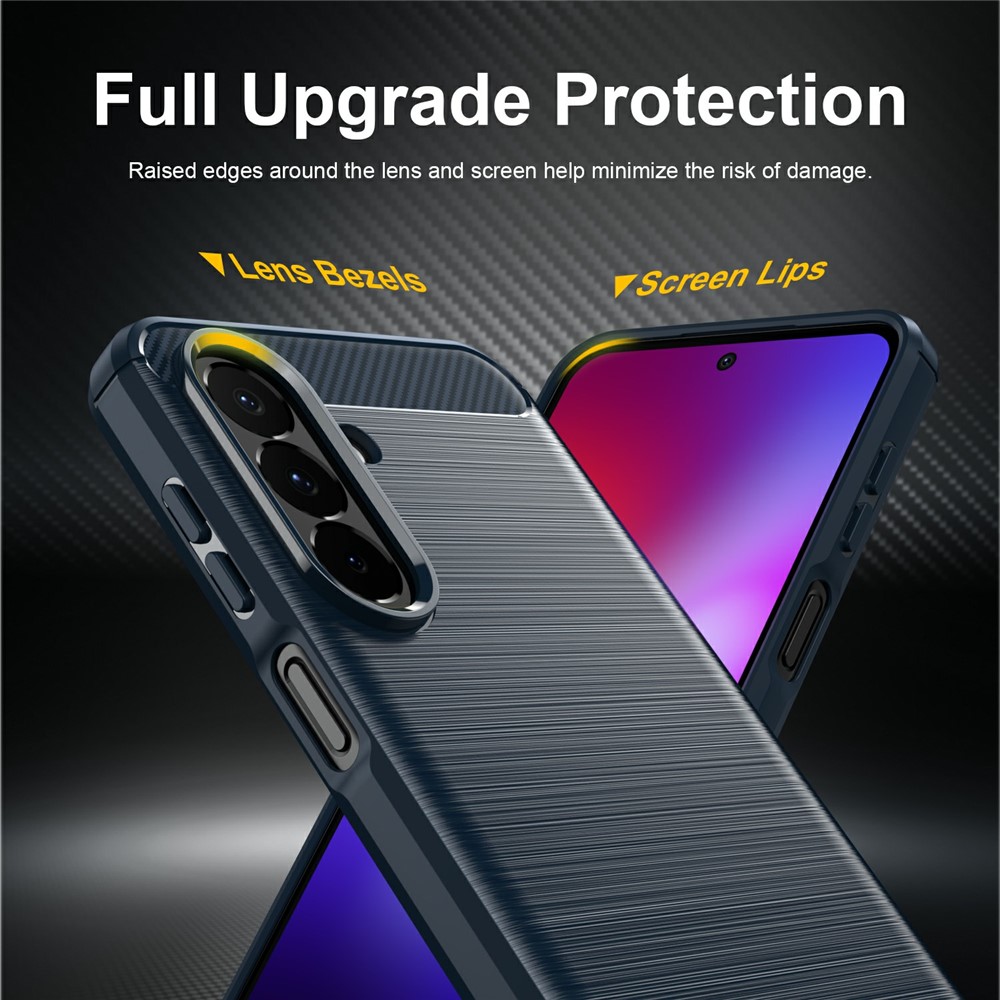  Samsung Galaxy A27 5G Skal TPU Brushed Blå