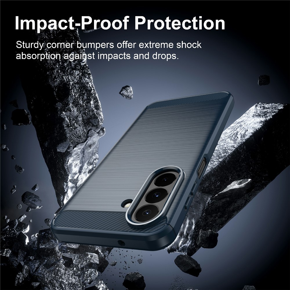  Samsung Galaxy A27 5G Skal TPU Brushed Blå