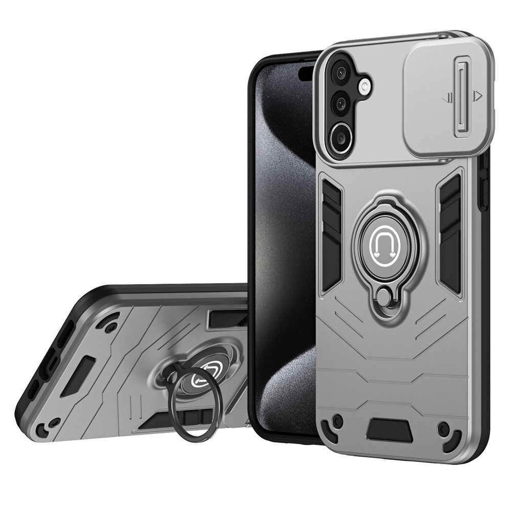  Samsung Galaxy A27 5G Skal Camshield Kickstand Grå