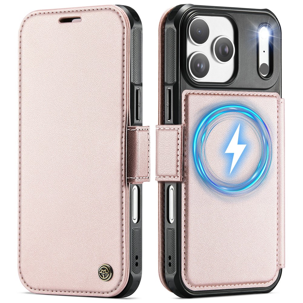 CASEME CASEME iPhone 17 Pro Max Skal RFID Plånbok Roséguld