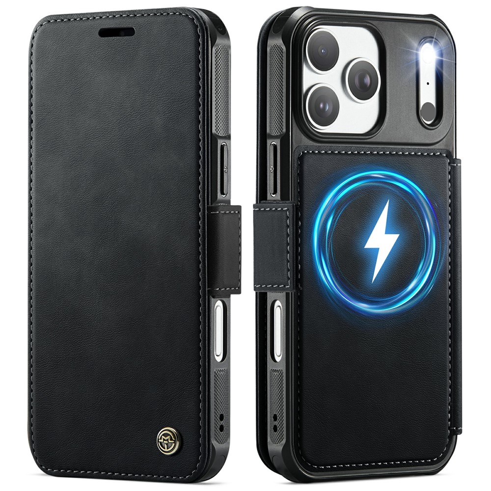 CASEME CASEME iPhone 17 Pro Max Skal RFID Plånbok Svart