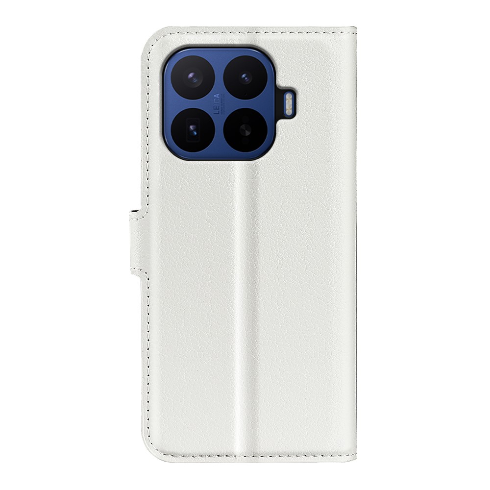 Xiaomi 17T Pro Fodral Litchi Läder Vit