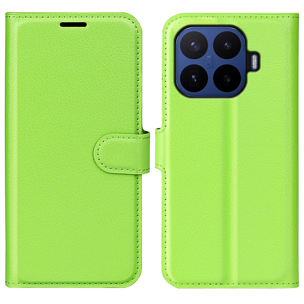  Xiaomi 17T Pro Fodral Litchi Läder Grön