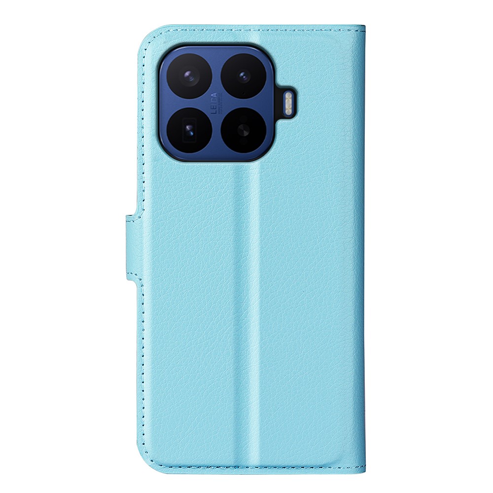  Xiaomi 17T Pro Fodral Litchi Läder Ljus Blå