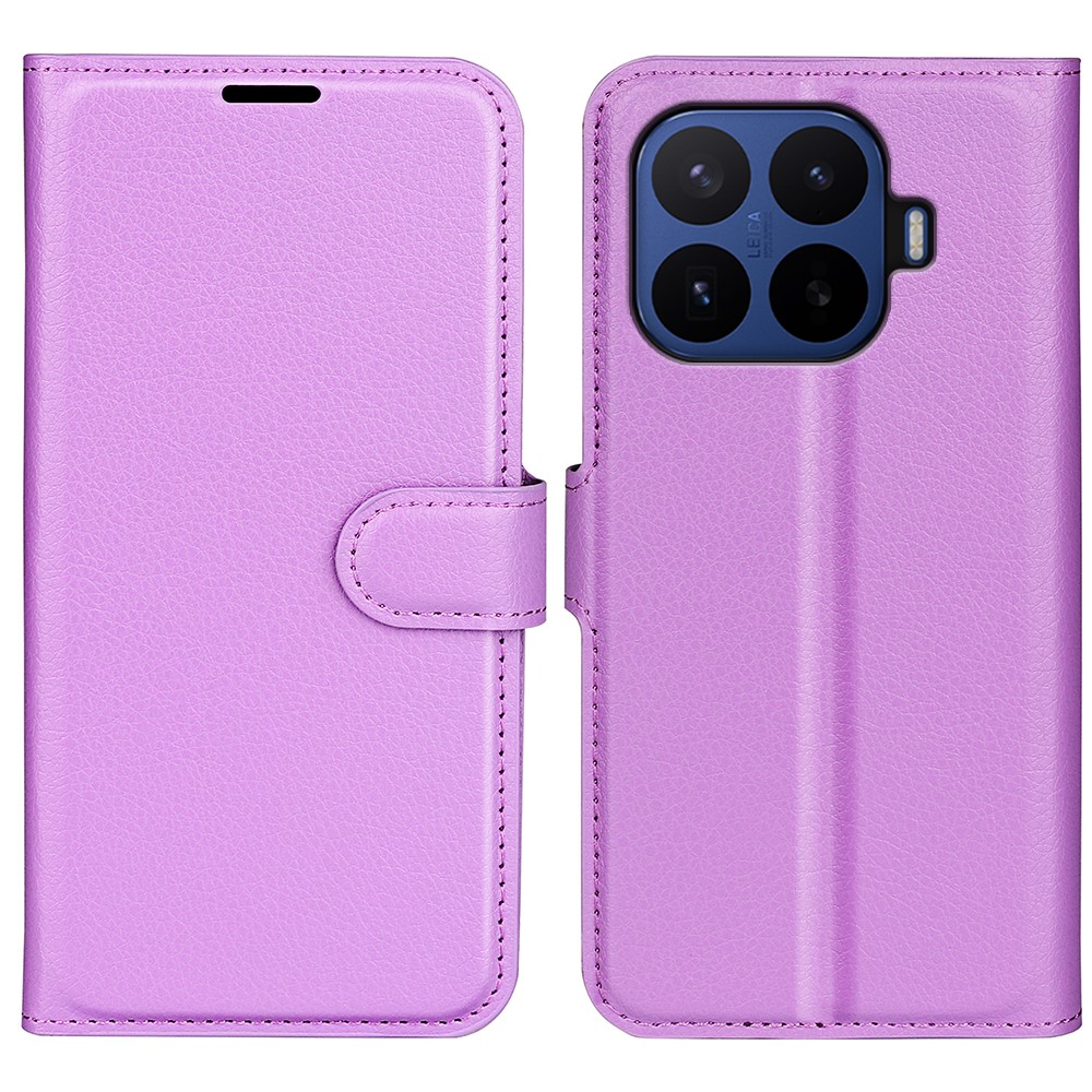  Xiaomi 17T Pro Fodral Litchi Läder Lila