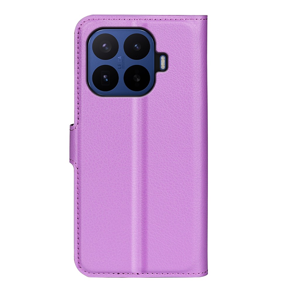  Xiaomi 17T Pro Fodral Litchi Läder Lila