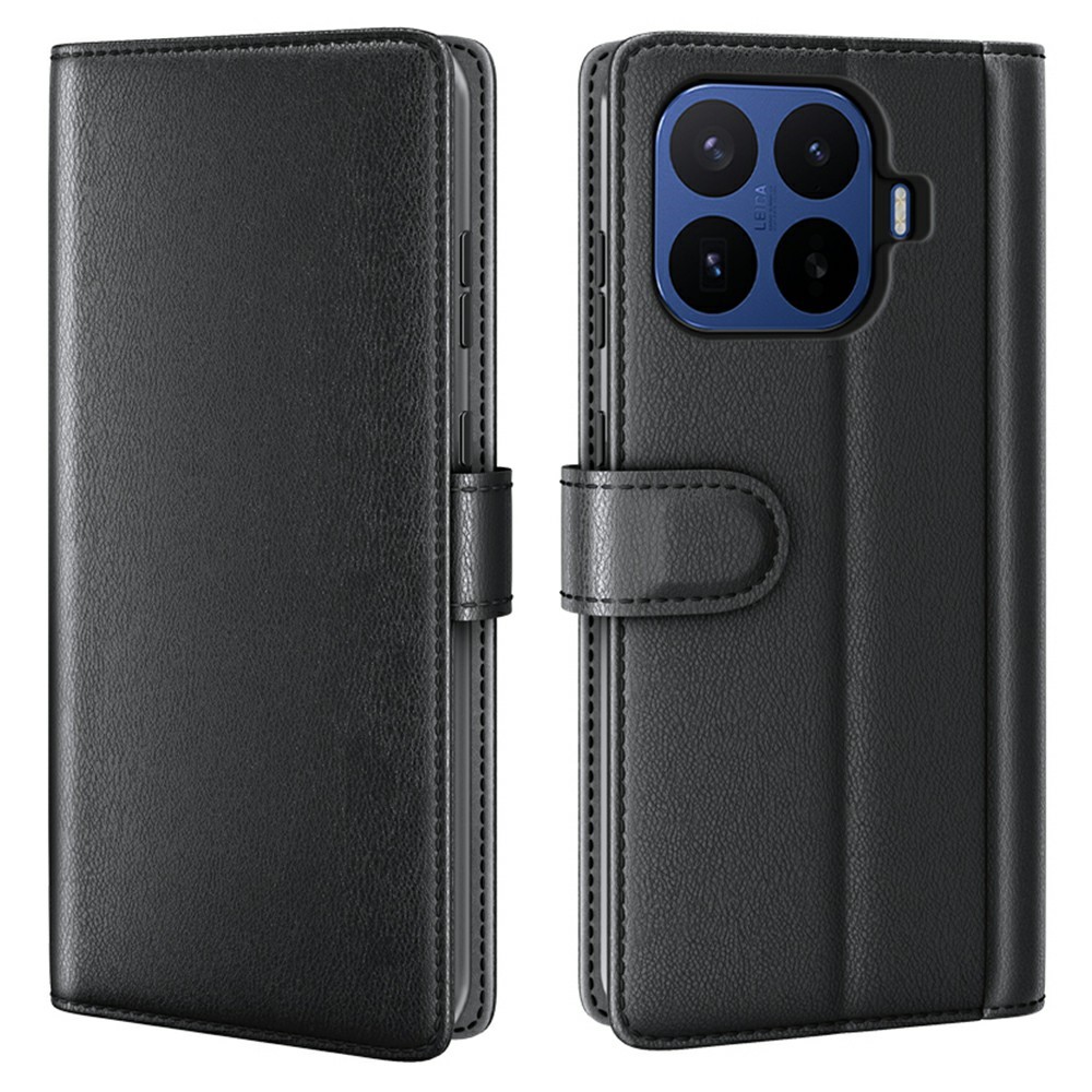  Xiaomi 17T Pro Fodral Premium Split Läder Svart