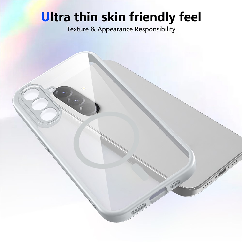  Samsung Galaxy A27 5G Skal TPU Magsafe Grå/Transparent