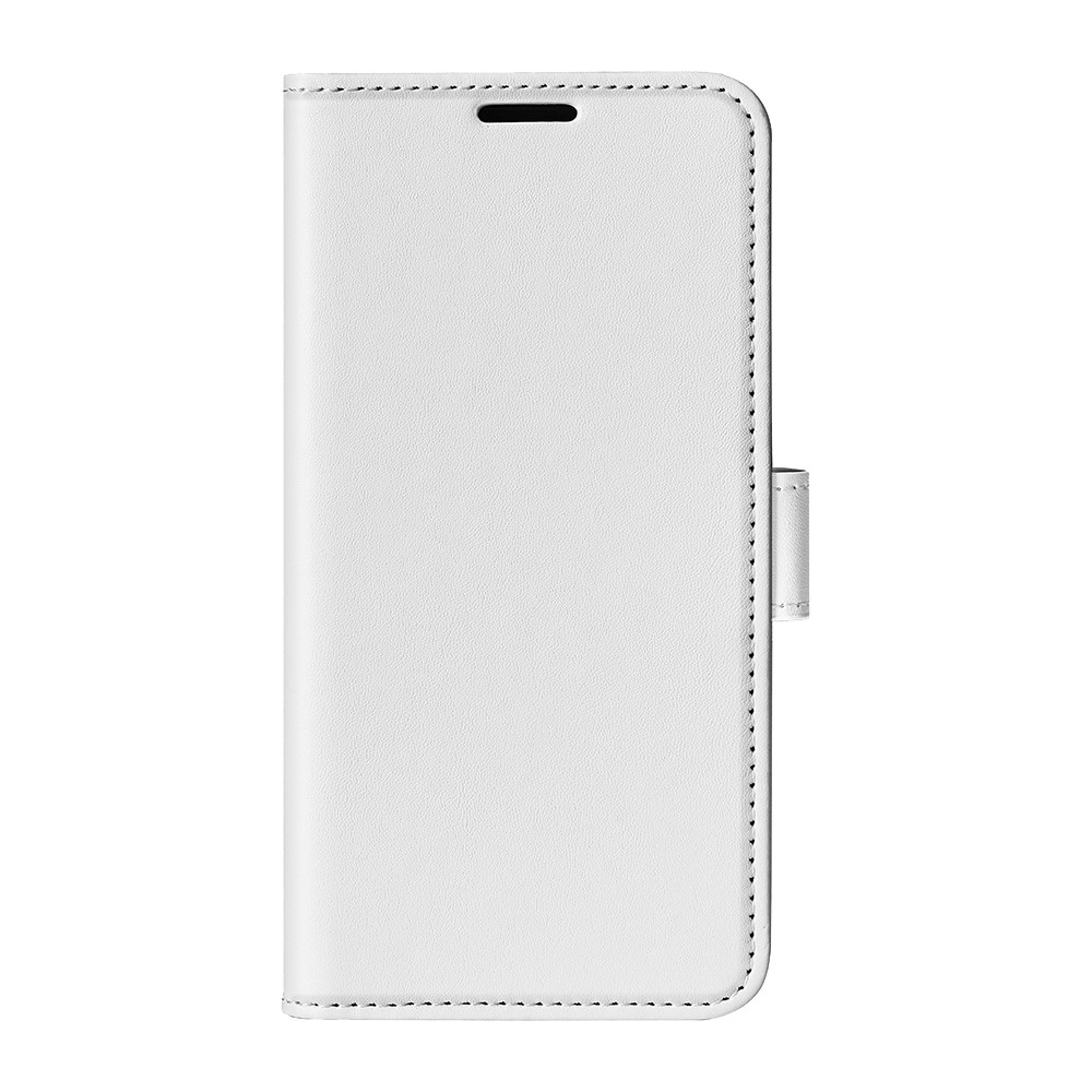  Google Pixel 11/10 Fodral Crazy Horse Läder Vit