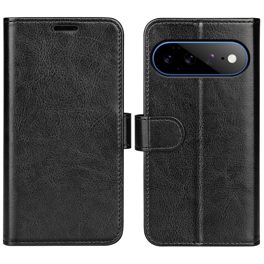  Google Pixel 11 Pro XL Fodral Crazy Horse Läder Svart