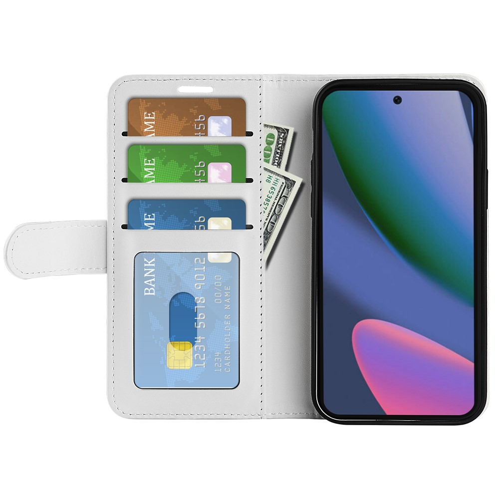  Google Pixel 11 Pro XL Fodral Crazy Horse Läder Vit