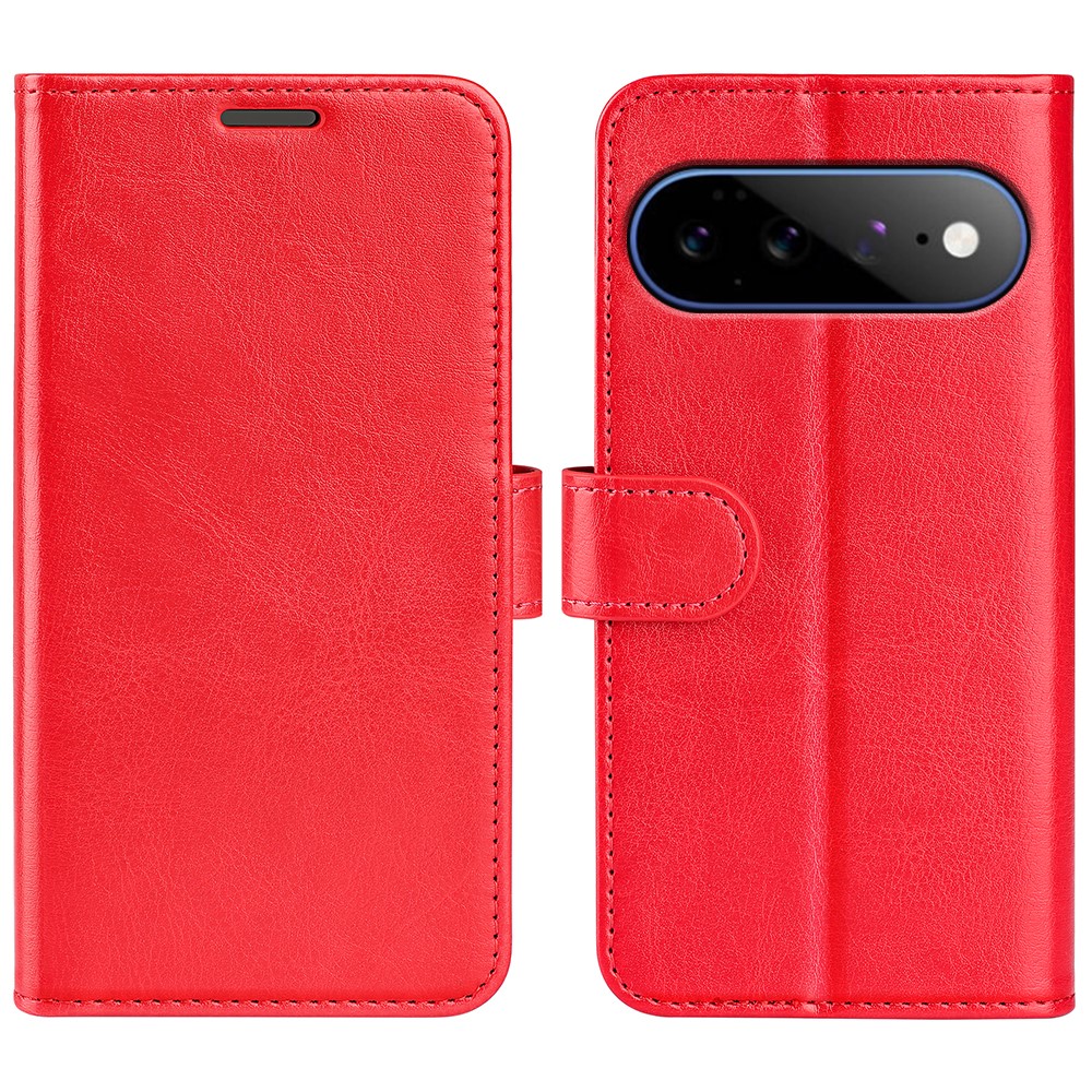  Google Pixel 11 Pro XL Fodral Crazy Horse Läder Röd