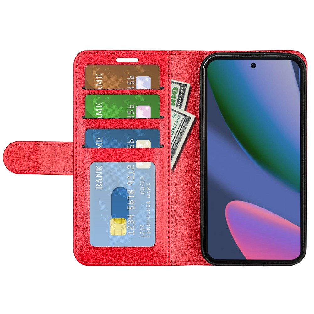  Google Pixel 11 Pro XL Fodral Crazy Horse Läder Röd