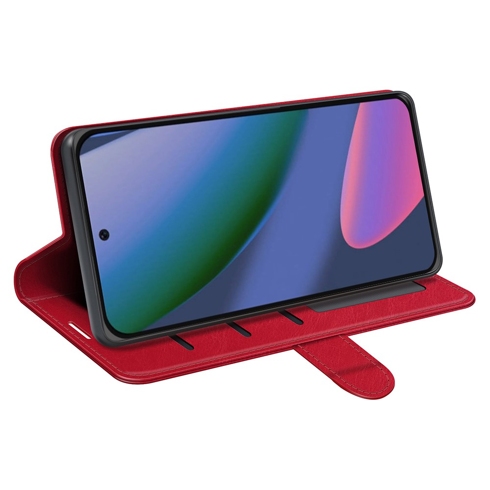  Google Pixel 11 Pro XL Fodral Crazy Horse Läder Röd