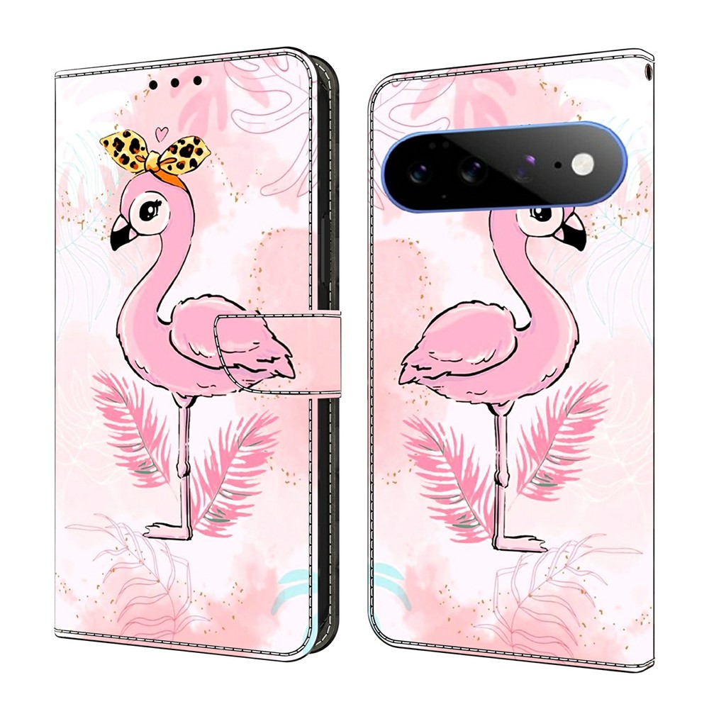 Google Pixel 11/11 Pro Fodral Med Tryck Flamingo
