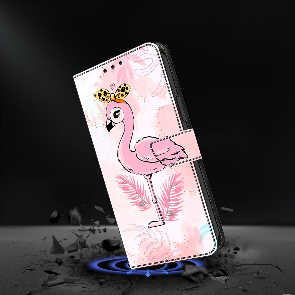  Google Pixel 11/11 Pro Fodral Med Tryck Flamingo