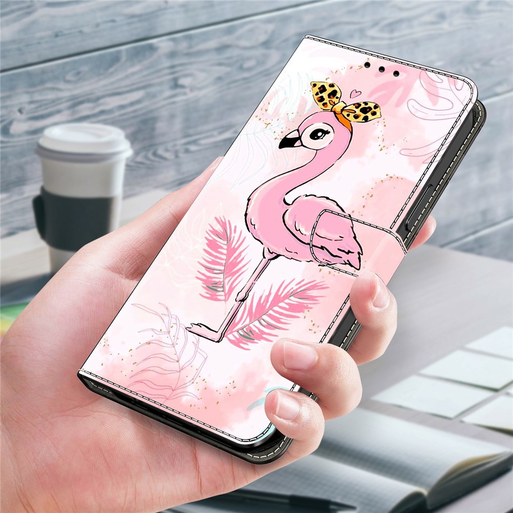  Google Pixel 11/11 Pro Fodral Med Tryck Flamingo