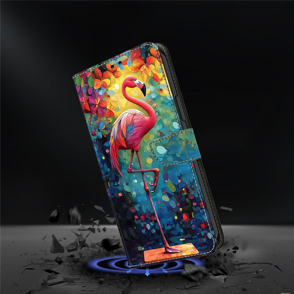  Google Pixel 11/11 Pro Fodral Med Tryck Flamingo