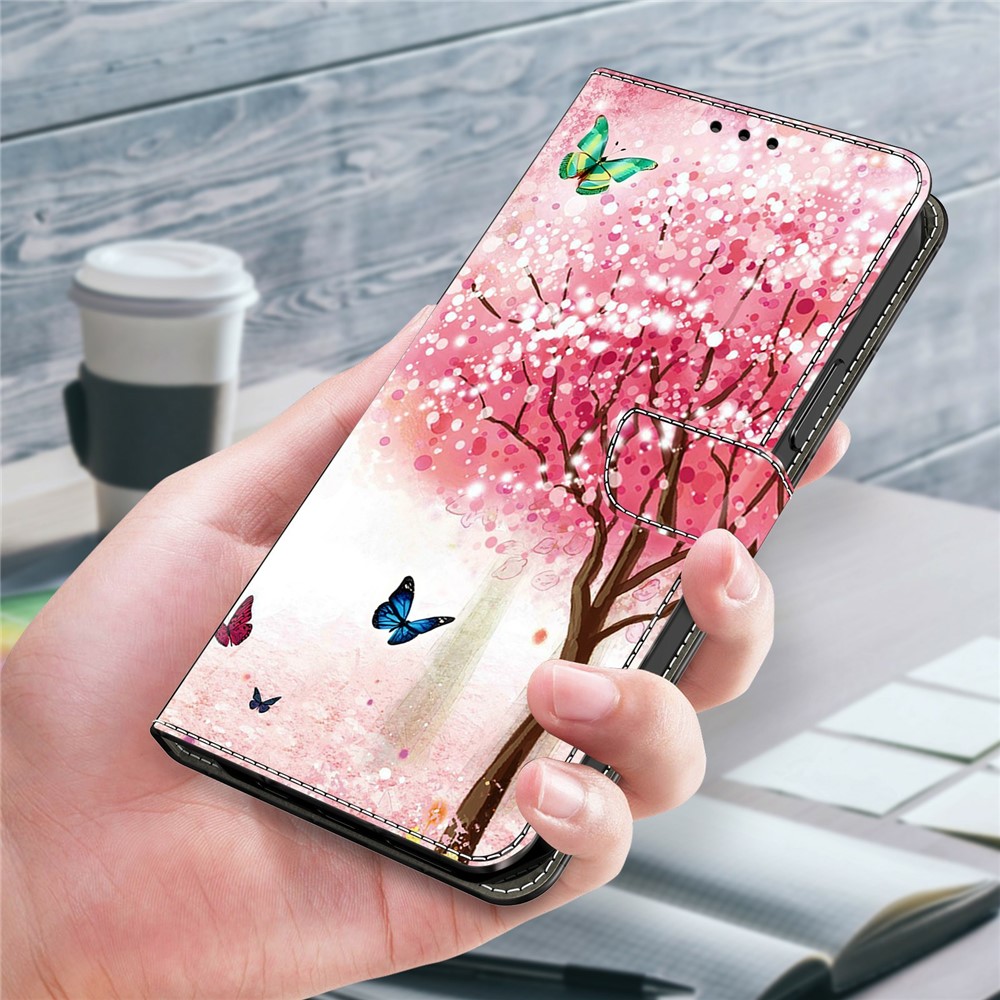  Google Pixel 11 Pro XL Fodral Med Tryck Träd Rosa