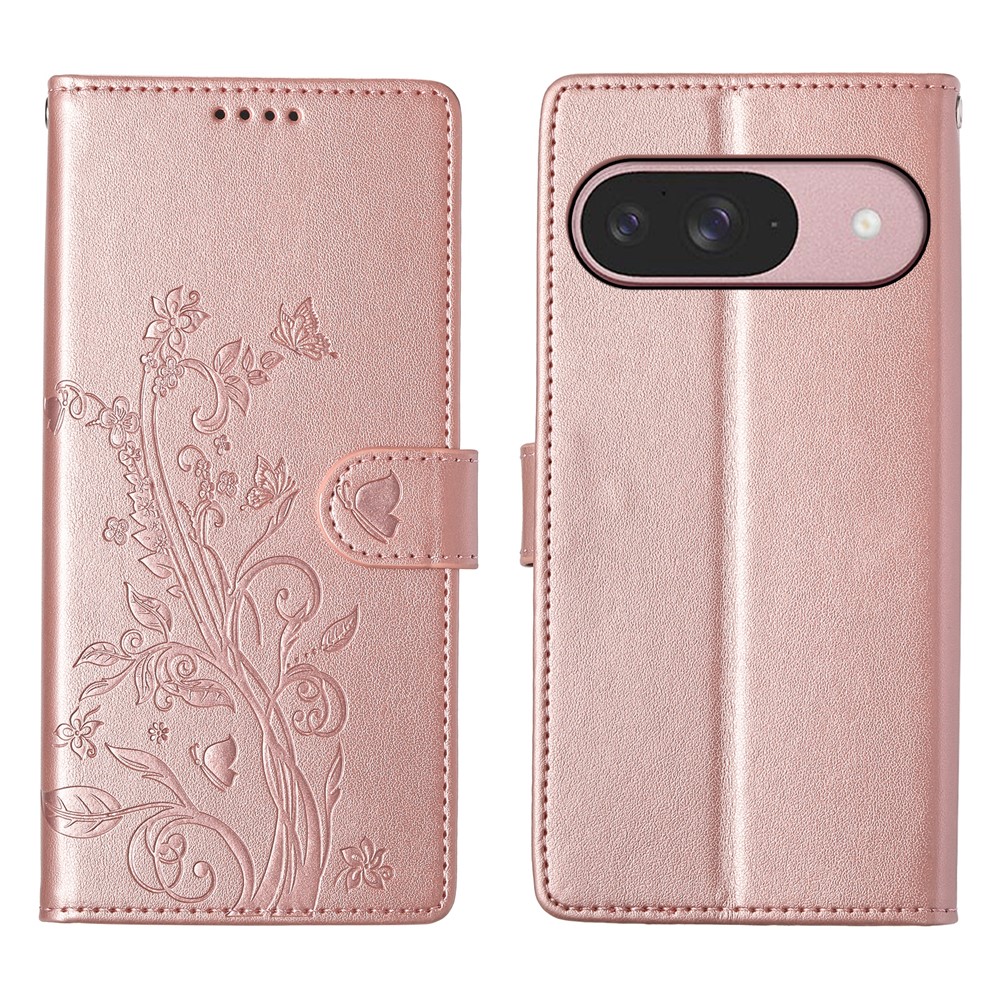  Google Pixel 11/11 Pro Fodral Med Mönster Fjärilar / Blommor