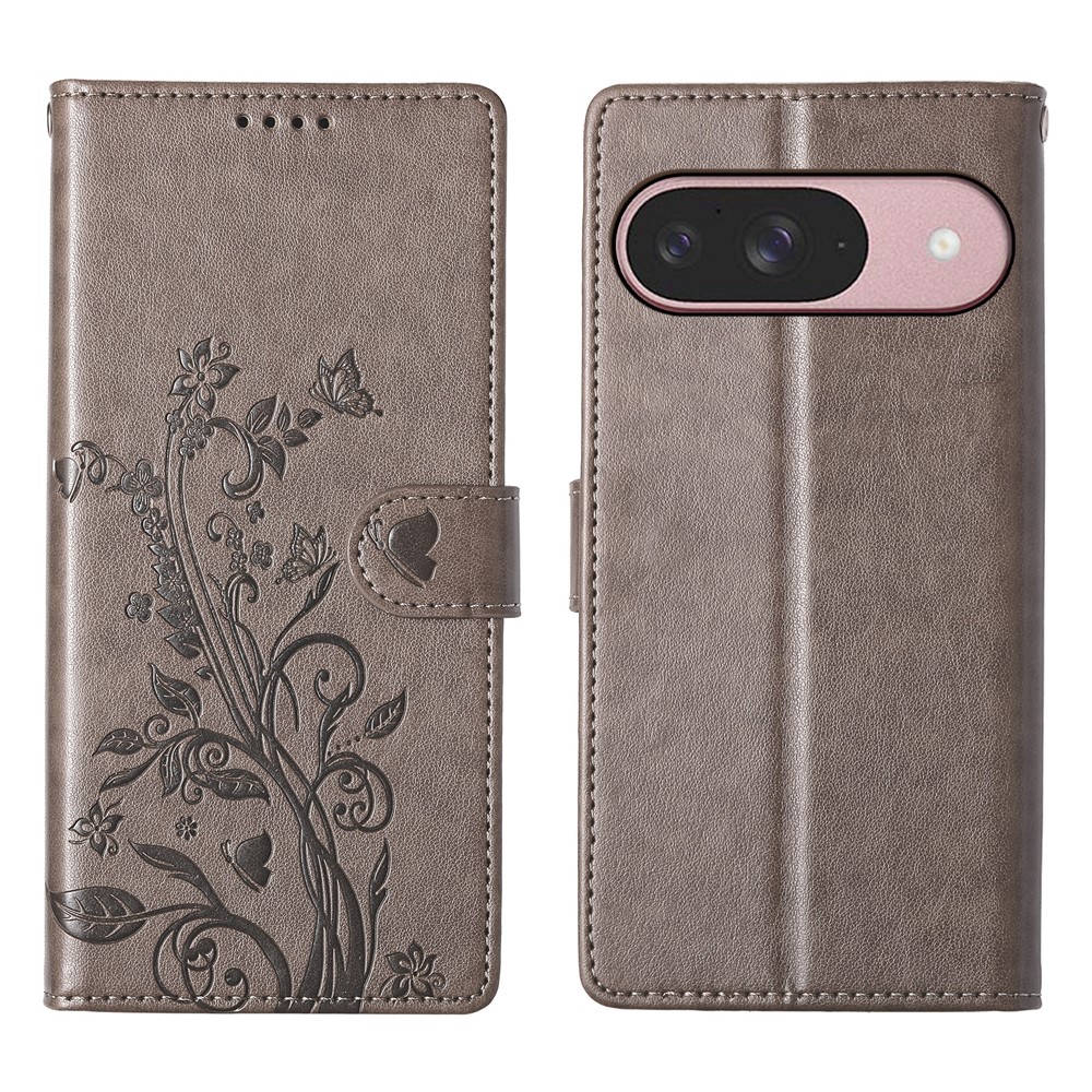  Google Pixel 11/11 Pro Fodral Med Mönster Fjärilar / Blommor