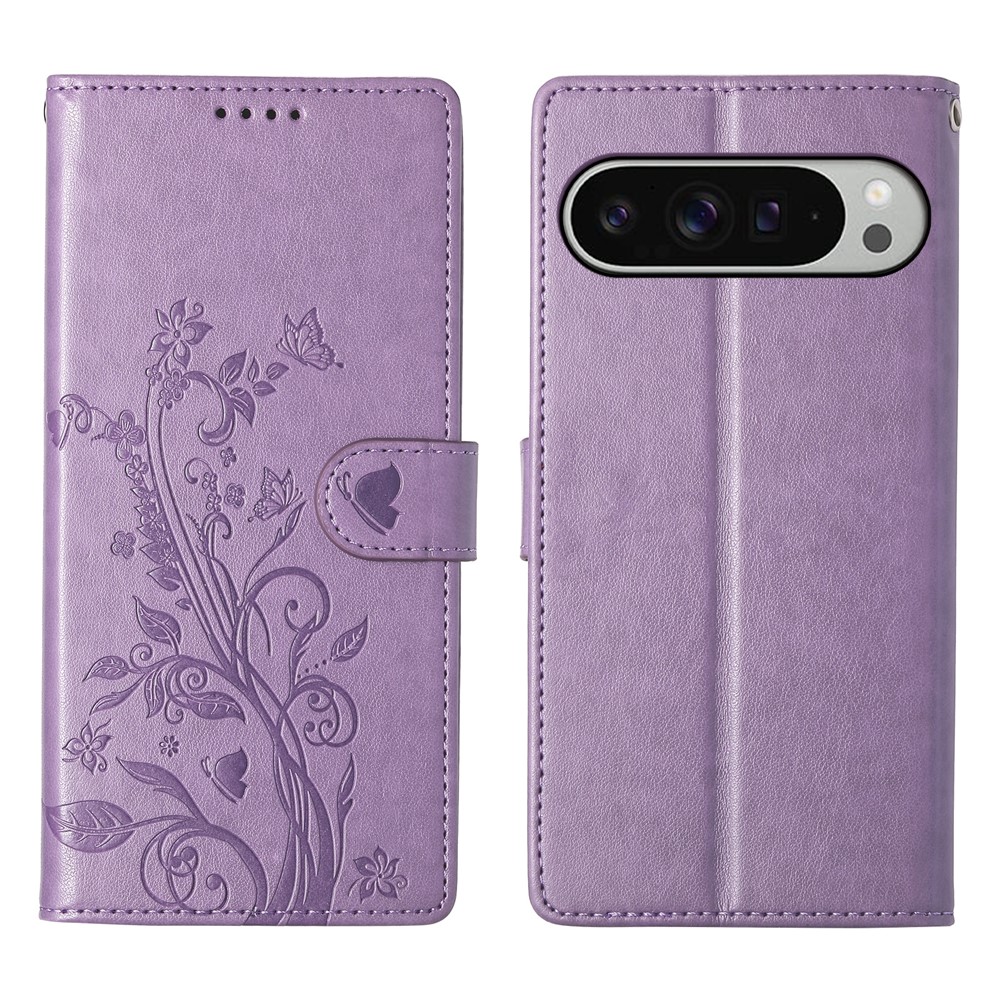  Google Pixel 11 Pro XL Fodral Med Mönster Fjärilar / Blommor