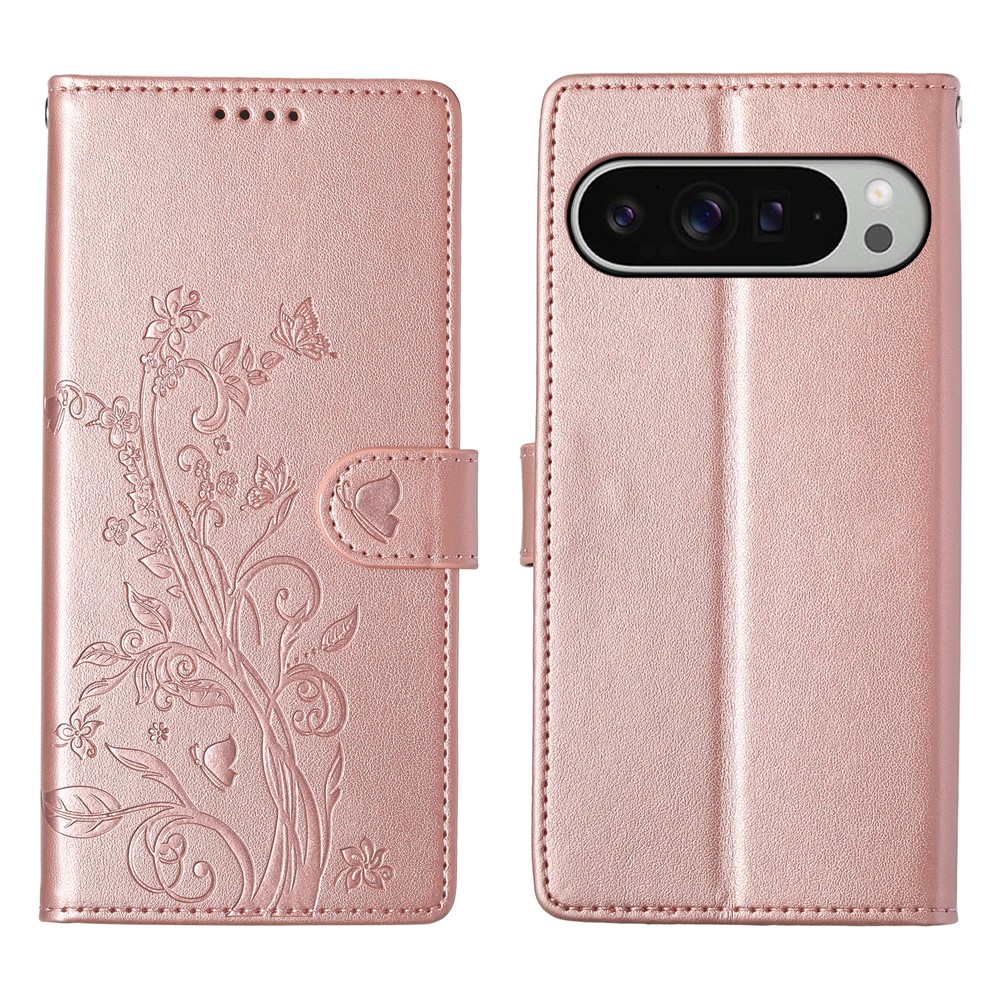  Google Pixel 11 Pro XL Fodral Med Mönster Fjärilar / Blommor