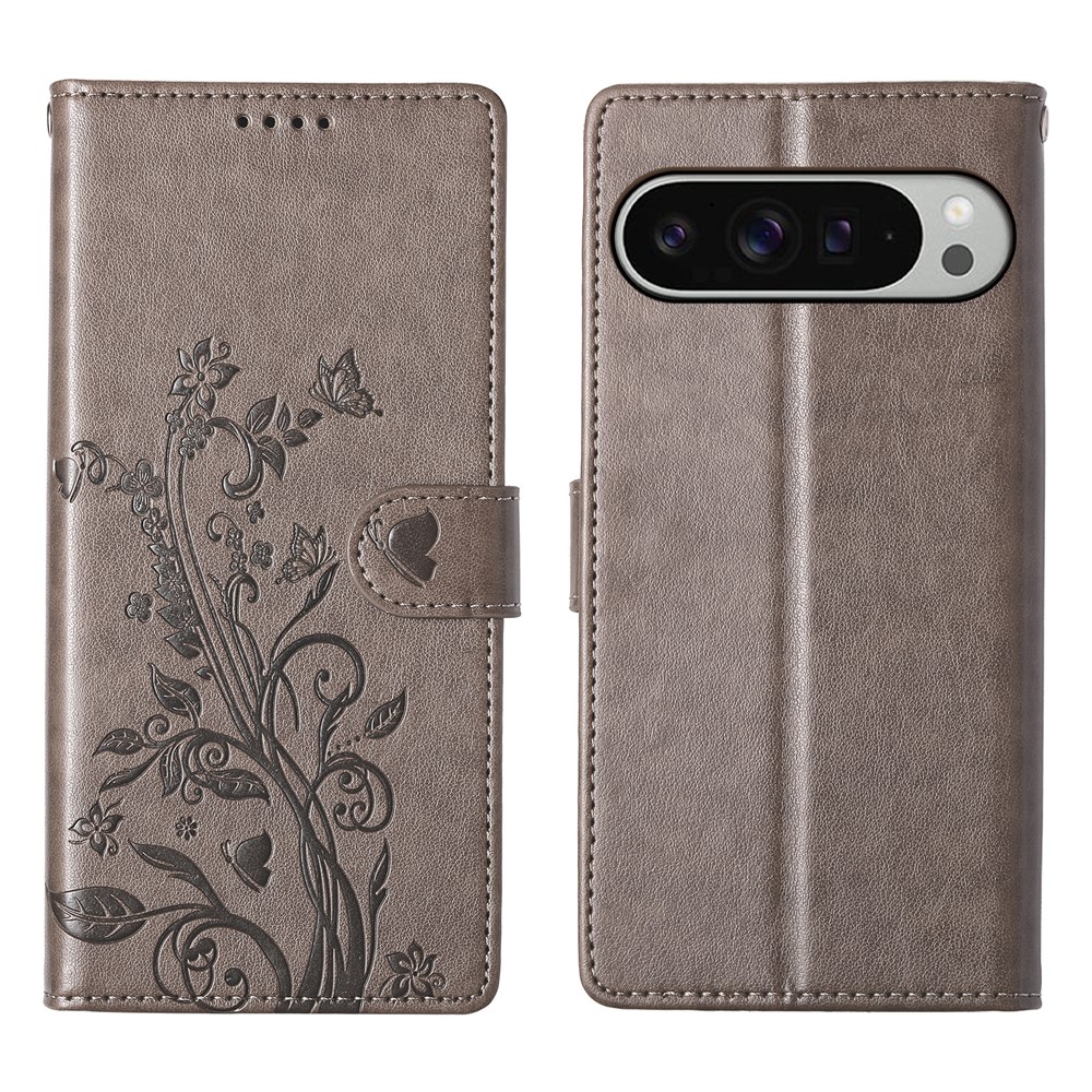  Google Pixel 11 Pro XL Fodral Med Mönster Fjärilar / Blommor