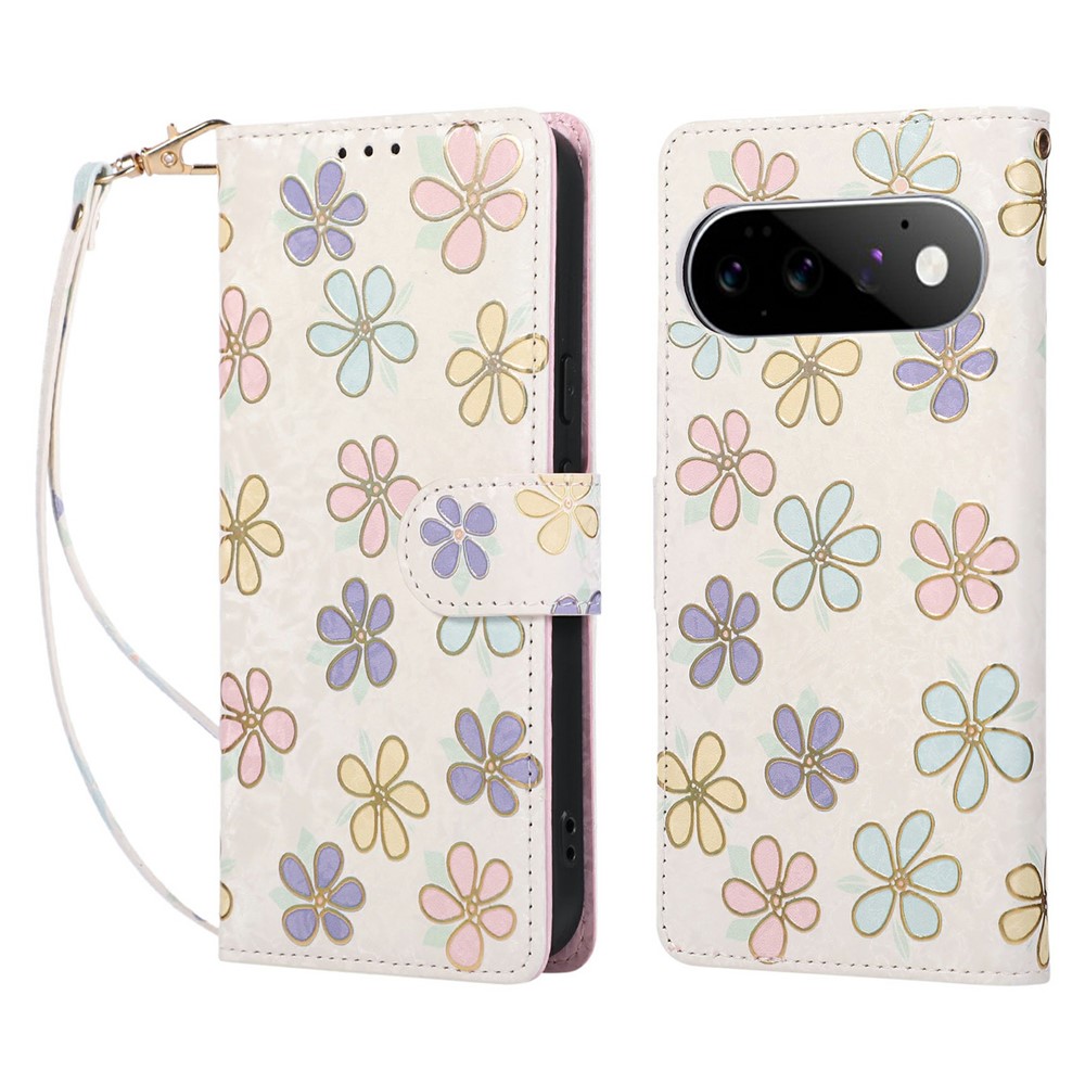  Google Pixel 11/11 Pro Fodral Med Tryck Blommor