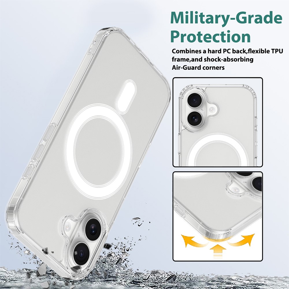  iPhone 18 Skal MagSafe TPU Transparent