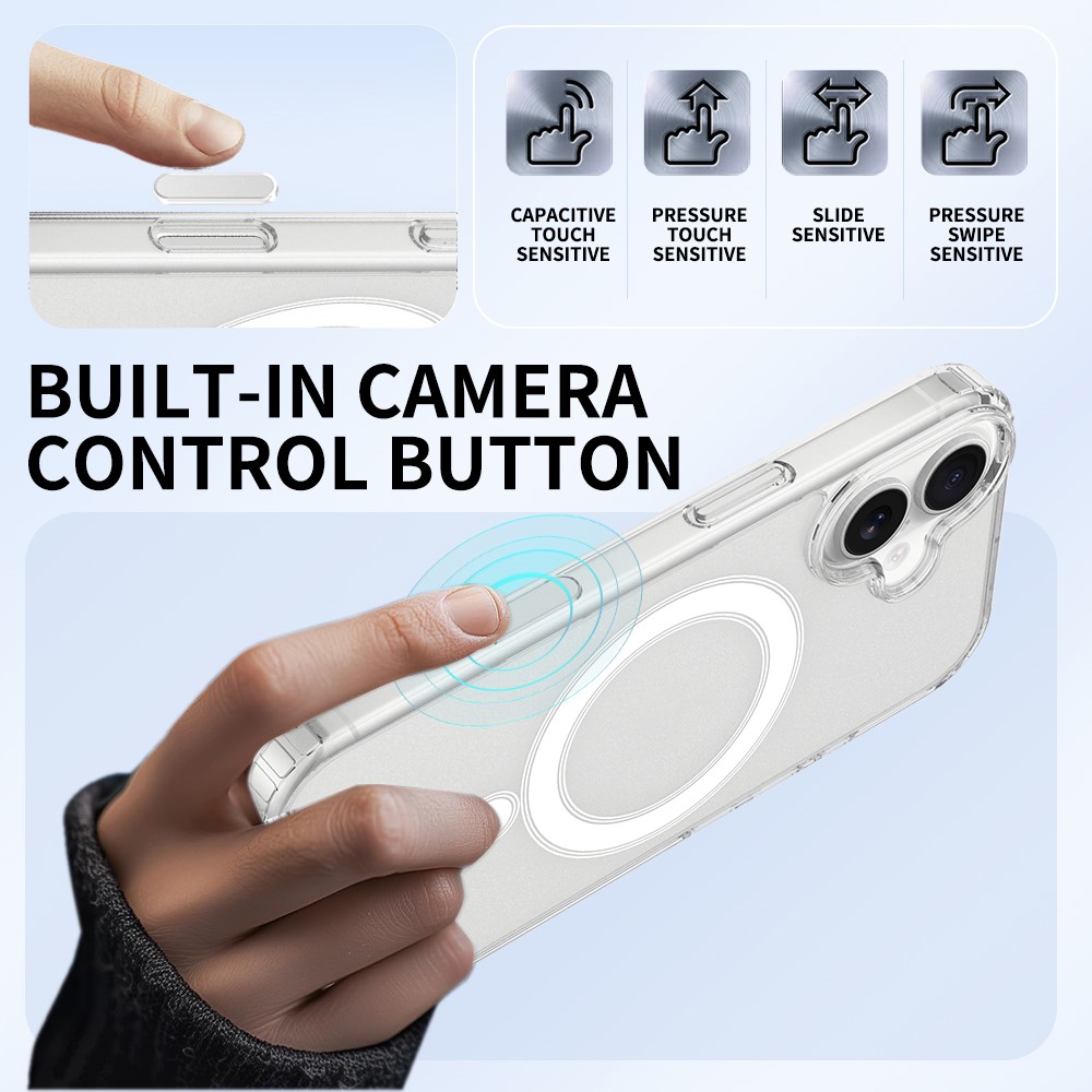  iPhone 18 Skal MagSafe TPU Transparent