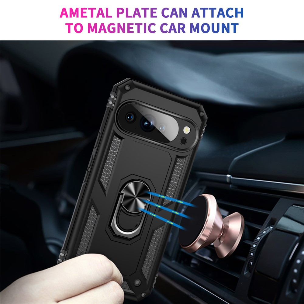  Google Pixel 11 / 11 Pro Skal Hybrid Kickstand Svart
