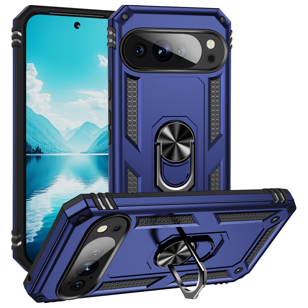  Google Pixel 11 / 11 Pro Skal Hybrid Kickstand Blå