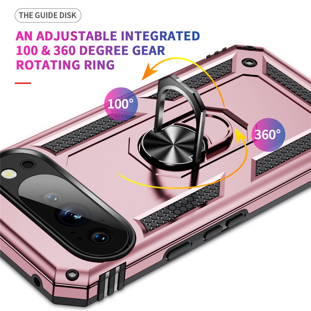  Google Pixel 11 / 11 Pro Skal Hybrid Kickstand Roséguld