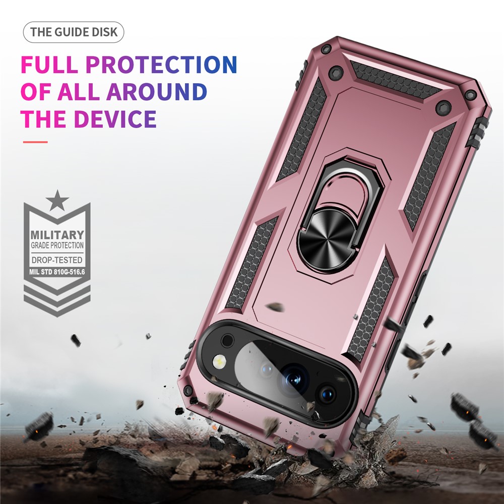  Google Pixel 11 Pro XL Skal Hybrid Kickstand Roséguld