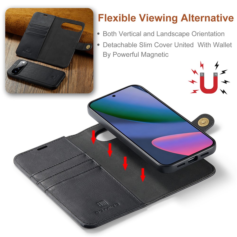 DG.MING DG.MING Google Pixel 11 Pro XL Fodral Magnet 2in1 Svart