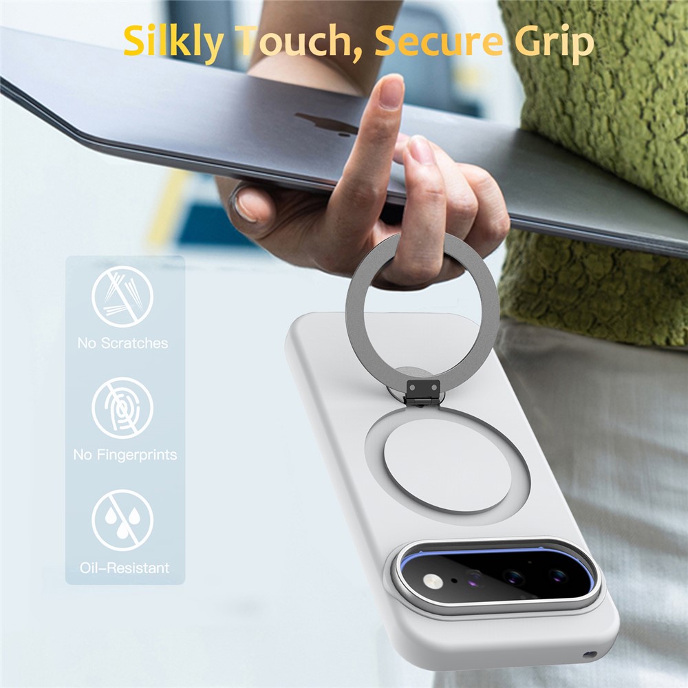  Google Pixel 11/10/9 Pro XL Skal Med Magnet & Ringstativ
