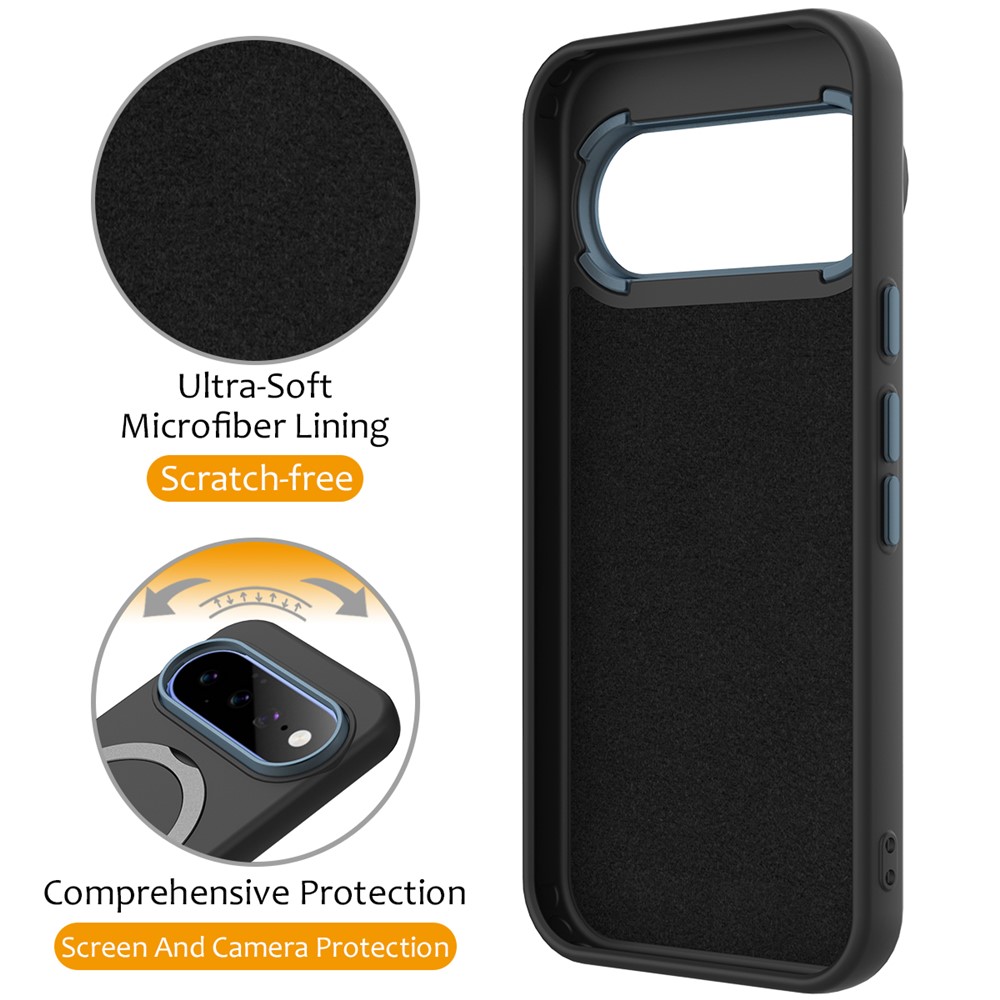  Google Pixel 11/10/9 Pro XL Skal Med Magnet & Ringstativ