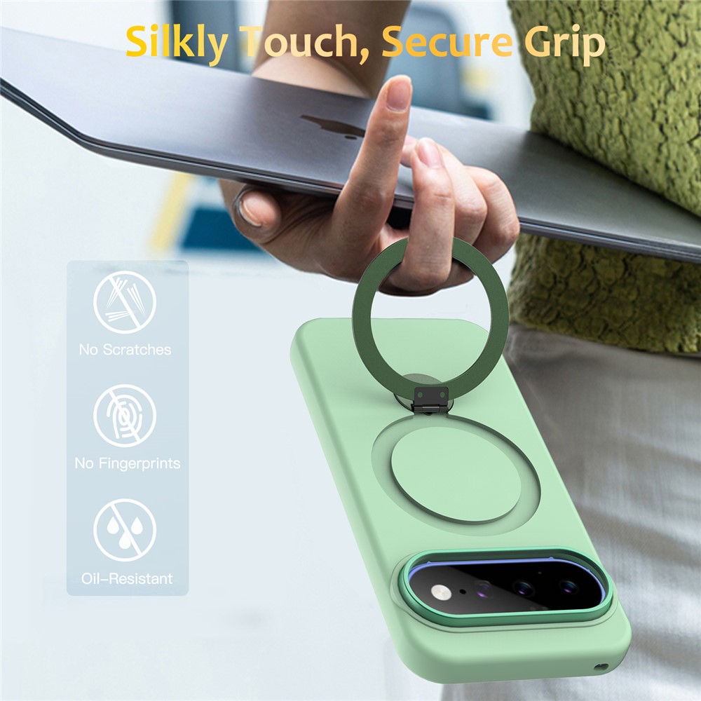 Google Pixel 11/10/9 Pro XL Skal Med Magnet & Ringstativ
