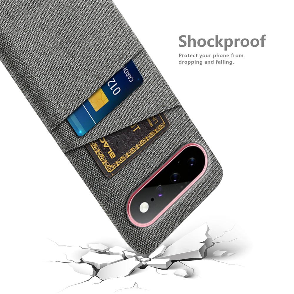  Google Pixel 11/11 Pro Skal Med Kortfack Grå